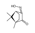 (1R,4S)-3-hydroxyimino-1,7,7-trimethylbicyclo[2.2.1]heptan-2-one结构式