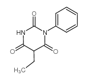 5-乙基-1-苯基-嘧啶-2,4,6-三酮结构式