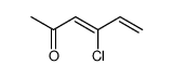 4-chlorohexa-3,5-dien-2-one结构式