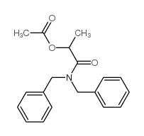 Propanamide,2-(acetyloxy)-N,N-bis(phenylmethyl)-结构式