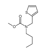 methyl N-butyl-N-(thiophen-2-ylmethyl)carbamate结构式