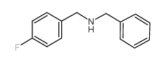 BENZYL-(4-FLUOROBENZYL)AMINE Structure