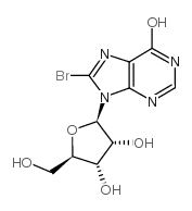 8-溴肌苷结构式