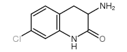 3-氨基-7-氯-3,4-二氢喹啉-2(1H)-酮结构式