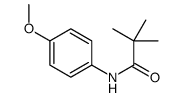 N-(4-Methoxyphenyl)pivalamide结构式