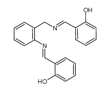 N,N'-bis(salicylidene)-2-aminobenzylamine Structure