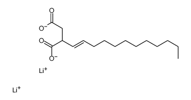 dilithium,2-dodec-1-enylbutanedioate结构式