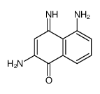 2,5-diamino-4-iminonaphthalen-1-one Structure