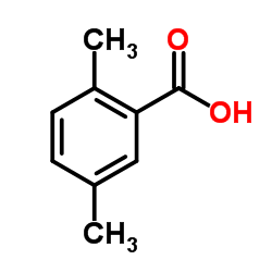 2,5-二甲基苯甲酸结构式