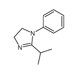 1-phenyl-2-propan-2-yl-4,5-dihydroimidazole结构式
