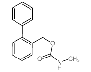 [1,1'-Biphenyl]-2-methanol,methylcarbamate (9CI) Structure