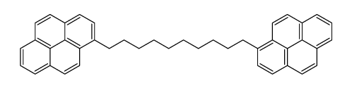 1,10-Bis-(1-pyrene)decane结构式