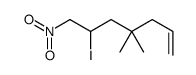 6-iodo-4,4-dimethyl-7-nitrohept-1-ene Structure