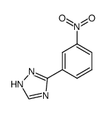 5-(3-Nitrophenyl)-1H-1,2,4-triazole Structure