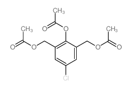 1,3-Benzenedimethanol,2-(acetyloxy)-5-chloro-, 1,3-diacetate Structure