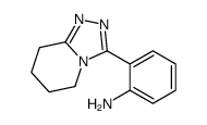 2-(5,6,7,8-tetrahydro-[1,2,4]triazolo[4,3-a]pyridin-3-yl)aniline结构式