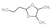 1,3-Dioxolane,4,5-dimethyl-2-propyl- Structure