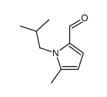 5-Methyl-1-(2-methylpropyl)-1H-pyrrole-2-carbaldehyde Structure