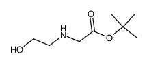 tert-Butyl 2-((2-hydroxyethyl)amino)acetate Structure