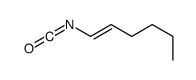 1-isocyanatohex-1-ene Structure