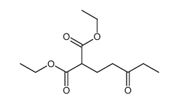 diethyl 2-(3-oxopentyl)propanedioate Structure