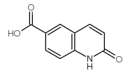 2-氧代-1,2-二氢喹啉-6-羧酸结构式