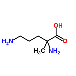 2,5-二氨基-2-甲基戊酸结构式