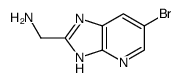 C-(6-bromo-3H-imidazo[4,5-b]pyridin-2-yl)methylamine Structure