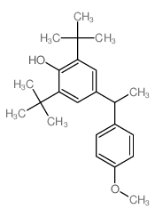 4-[1-(4-methoxyphenyl)ethyl]-2,6-ditert-butyl-phenol Structure