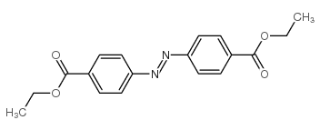 Benzoic acid,4,4'-azobis-, diethyl ester (9CI) structure