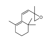 2-methyl-2-[2-(2,6,6-trimethylcyclohexen-1-yl)ethenyl]oxirane Structure