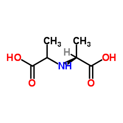 L-Alanine, N-(1-carboxyethyl)- (9CI) Structure