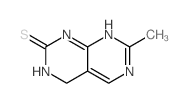 7-methyl-3,4-dihydro-1H-pyrimido[4,5-d]pyrimidine-2-thione结构式