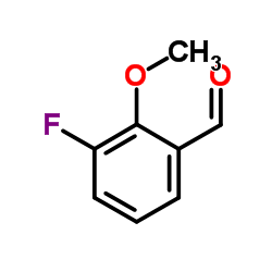 3-Fluoro-2-methoxybenzaldehyde Structure