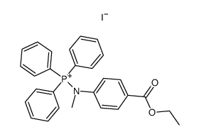 ((4-(ethoxycarbonyl)phenyl)(methyl)amino)triphenylphosphonium iodide Structure