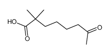 2,2-Dimethyl-7-keto-octansaeure Structure