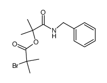 1-(benzylamino)-2-methyl-1-oxopropan-2-yl 2-bromo-2-methylpropanoate Structure