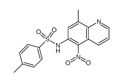4-methyl-N-(8-methyl-5-nitroquinolin-6-yl)benzenesulfonamide Structure