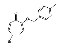 5-bromo-2-(p-tolylmethoxy)tropone结构式
