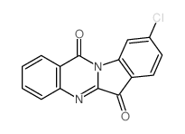 9-chloroindolo[2,1-b]quinazoline-6,12-dione结构式