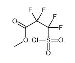methyl 3-chlorosulfonyl-2,2,3,3-tetrafluoropropanoate结构式