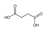 3-sulfinopropanoic acid结构式