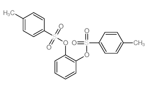 1-methyl-4-[2-(4-methylphenyl)sulfonyloxyphenoxy]sulfonyl-benzene结构式