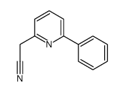 2-(6-phenylpyridin-2-yl)acetonitrile Structure