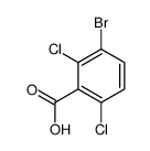 BENZOIC ACID, 3-BROMO-2,6-DICHLORO- structure