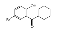 (5-bromo-2-hydroxyphenyl)-cyclohexylmethanone Structure