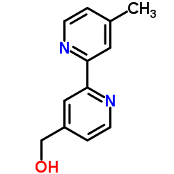 4-羟甲基-4'-甲基-2,2'-联吡啶结构式