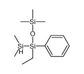 dimethylsilyl-ethyl-phenyl-trimethylsilyloxysilane结构式