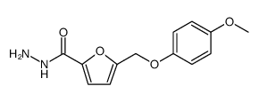 2-Furancarboxylic acid, 5-[(4-methoxyphenoxy)methyl]-, hydrazide结构式