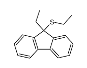 ethyl(9-ethyl-9H-fluoren-9-yl)sulfane Structure